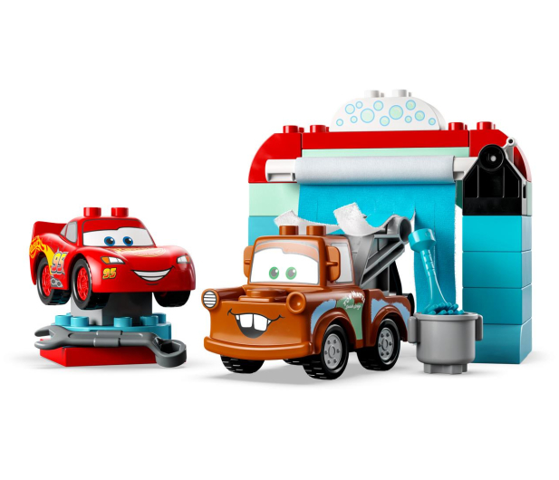 LEGO DUPLO Disney 10996 Zygzak McQueen i Złomek – myjnia - 1091264 - zdjęcie 5